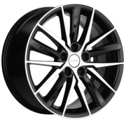 Диск литой KHOMEN WHEELS 8x18R 5/114,3 Black-FP